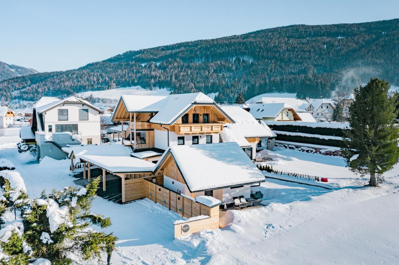 Pistenblick Alpin Sankt Margarethen im Lungau Exteriér fotografie